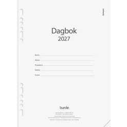 Almanacka Burde 4802 Business Kalendersats Dagbok 2027