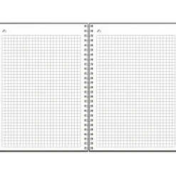 Almanacka Burde 5841 Business Konstläder Med Slejf 2027 A5