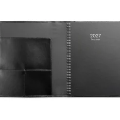 Almanacka Burde 5940 Business Skinn 2027 Svart A5