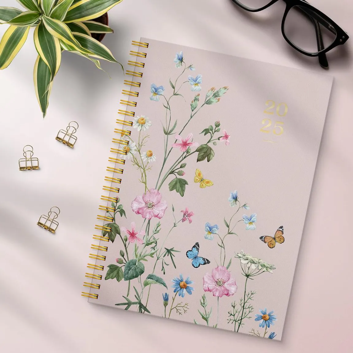 Almanacka Burde 5457 Business Story Blomma 2025