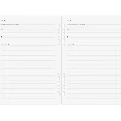 Almanacka Burde 4819 Business Systemkalender Konstläder Forano 2024 Grön