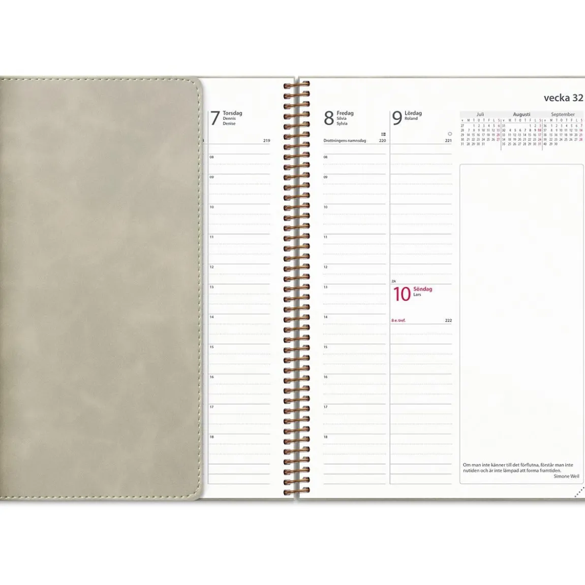 Almanacka Burde 5582 Business Twist 2025 Beige