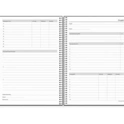 Almanacka Burde 1053 Business VIP Konstläder 2027