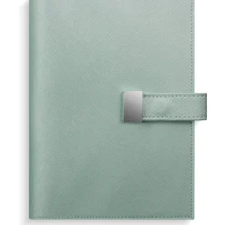 Almanacka Burde 4219 Compact Systemkalender Konstläder Forano 2024 Grön