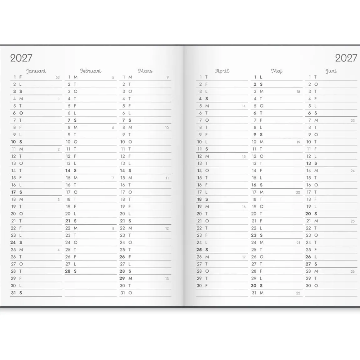 Almanacka Burde 1219 Doodle Inbunden 2027