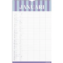 Almanacka Burde 1766 Familjekalender Color Blocking 2027
