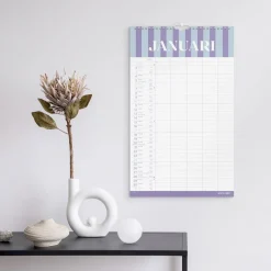 Almanacka Burde 1766 Familjekalender Color Blocking 2027
