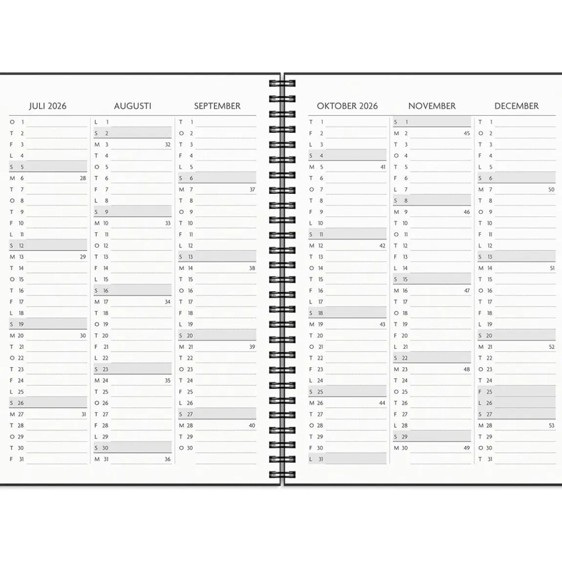 Almanacka Burde 1063 Få det gjort 26-27 A5
