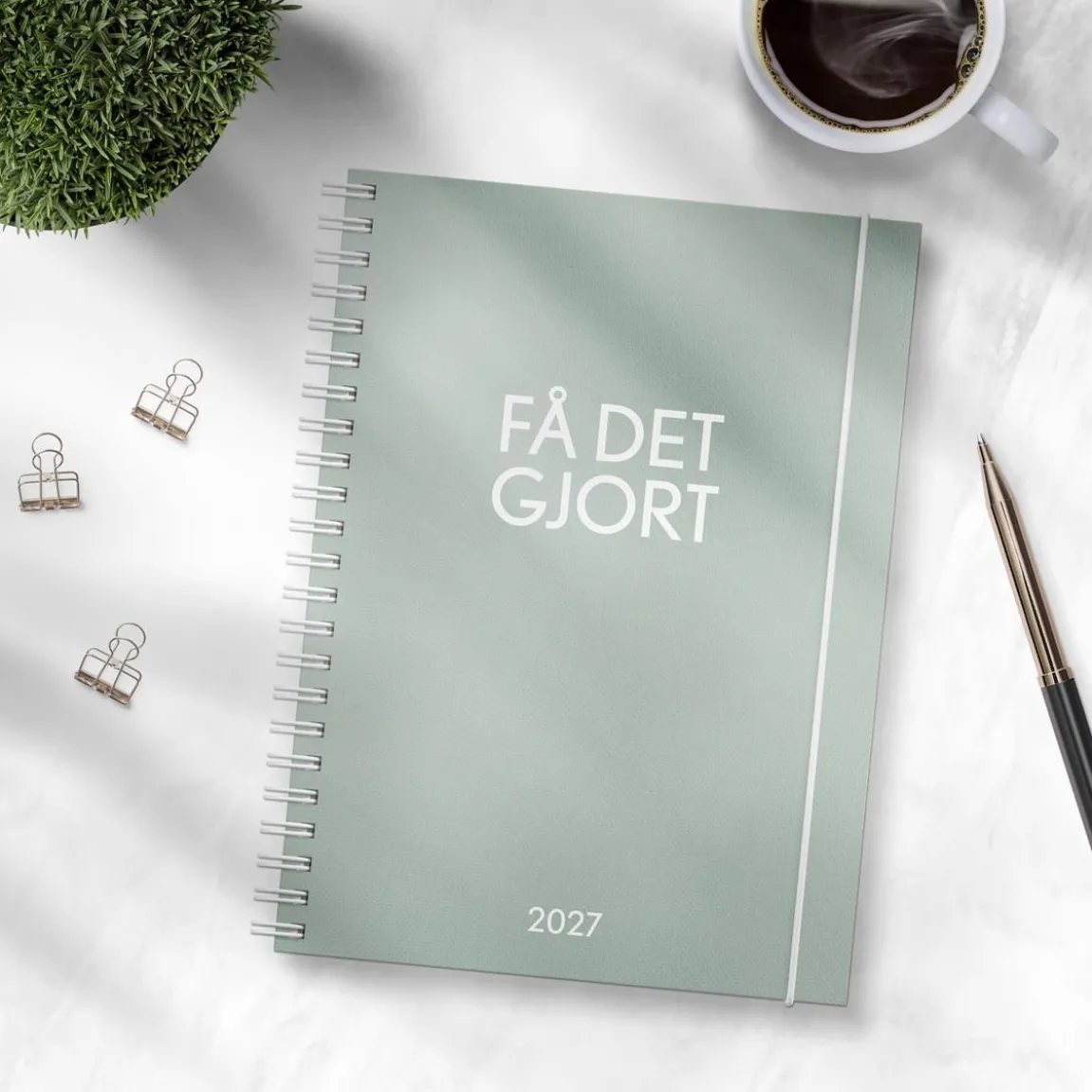 Almanacka Burde 1220 Få det gjort 2027 Grön A5