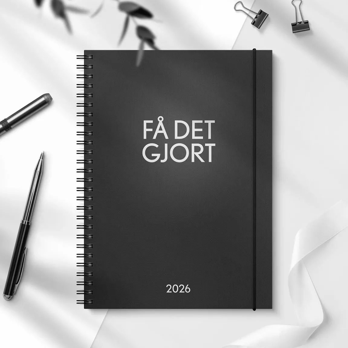 Almanacka Burde 1271 Få det gjort 2027 Svart