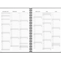 Almanacka Burde 1271 Få det gjort 2027 Svart