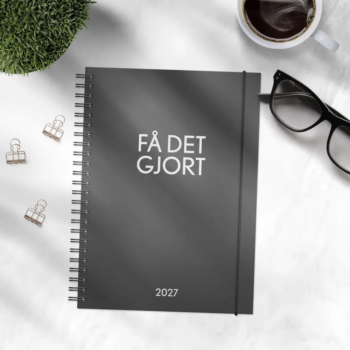 Almanacka Burde 1271 Få det gjort 2027 Svart