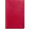 Almanacka Burde 3328 Fickagenda Konstläder 2027 Röd