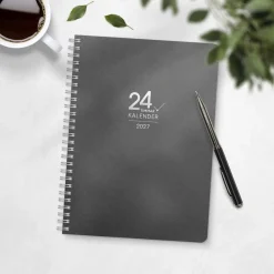 Almanacka Burde 1069 24 h kalender 2027 A5