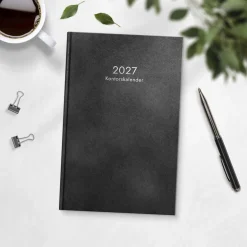 Almanacka Burde 1073 Kontorskalender Inbunden 2027 Svart