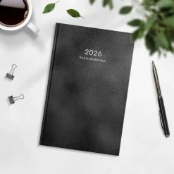 Almanacka Burde 1073 Kontorskalender Inbunden 2027 Svart