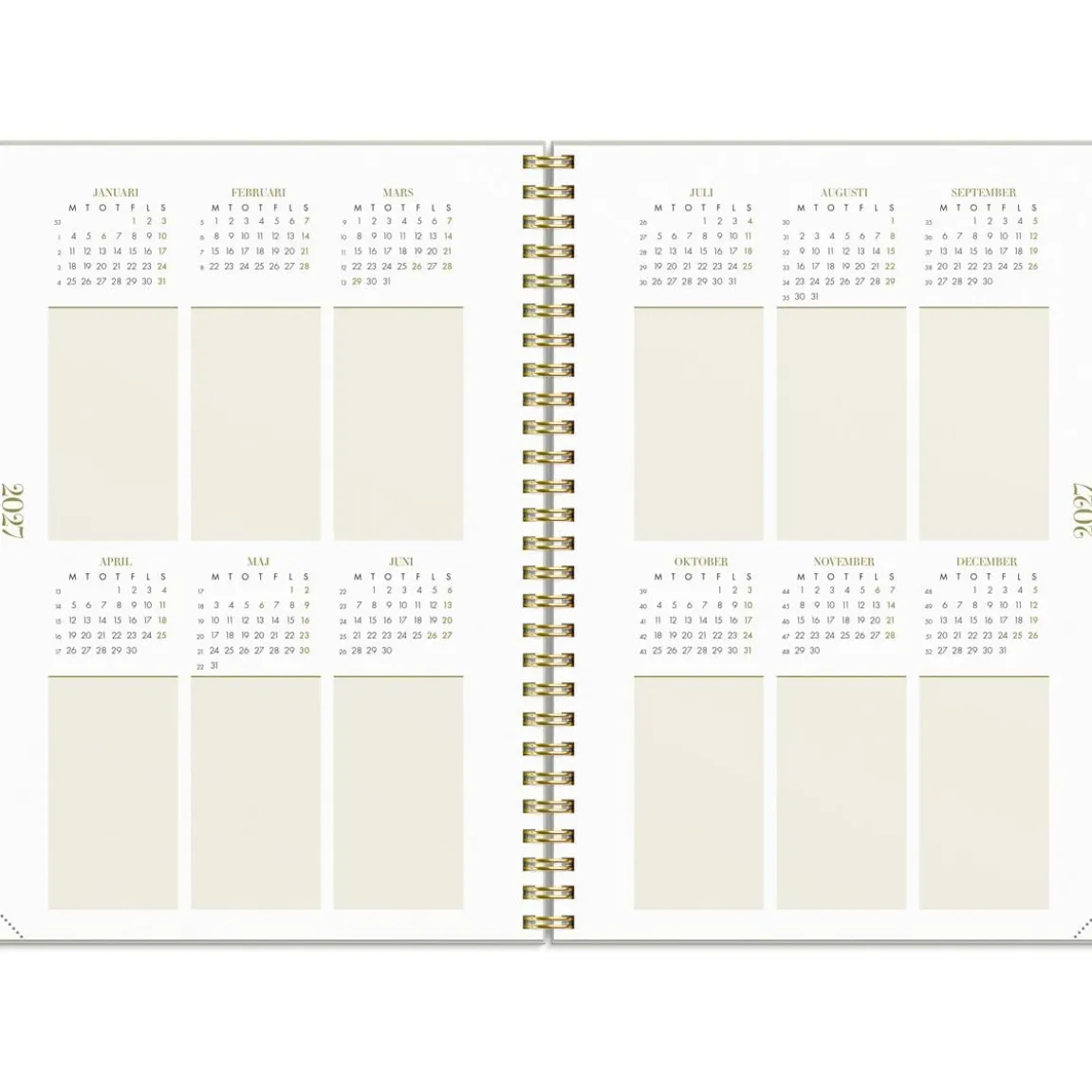 Almanacka Burde 1062 Life Planner Essentials 2027 A5
