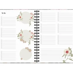 Almanacka Burde 1037 Life Planner 2027 Floral