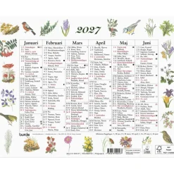 Almanacka Burde 5045 Lilla Naturalmanackan 2027
