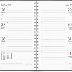 Almanacka Burde 3665 Master Konstläder 2027 Svart
