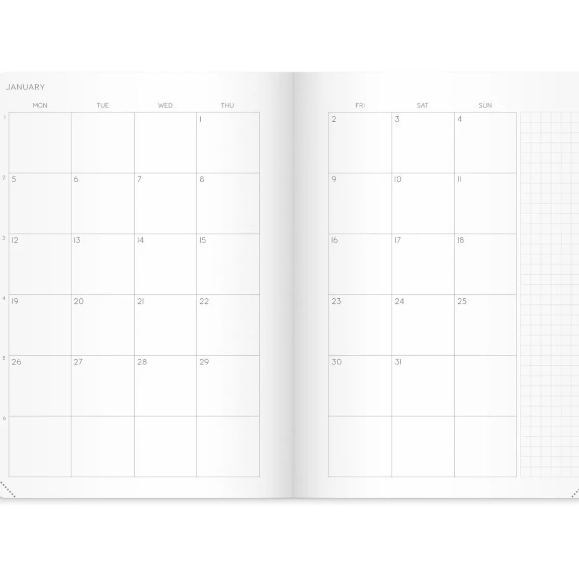 Almanacka Burde 1221 Masume 2027 A5