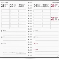 Almanacka Burde 3633 Minister Plast 2027 Svart