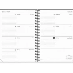 Almanacka Burde 1044 Organizer & Notes 2027 Svart