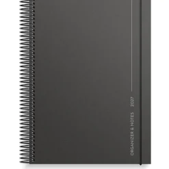 Almanacka Burde 1044 Organizer & Notes 2027 Svart