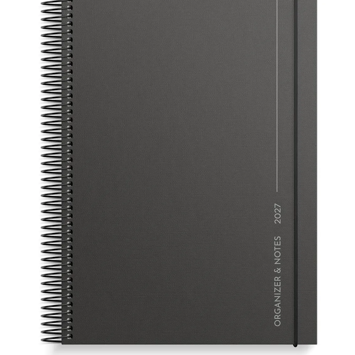 Almanacka Burde 1044 Organizer & Notes 2027 Svart