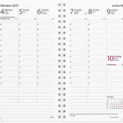 Almanacka Burde 4501 Planner Kalendersats Interplano II 2027