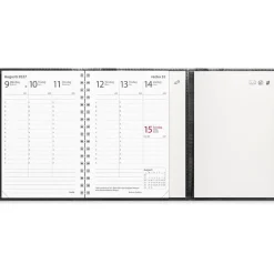 Almanacka Burde 3396 Prestige De Luxe Skinn 2027 Svart