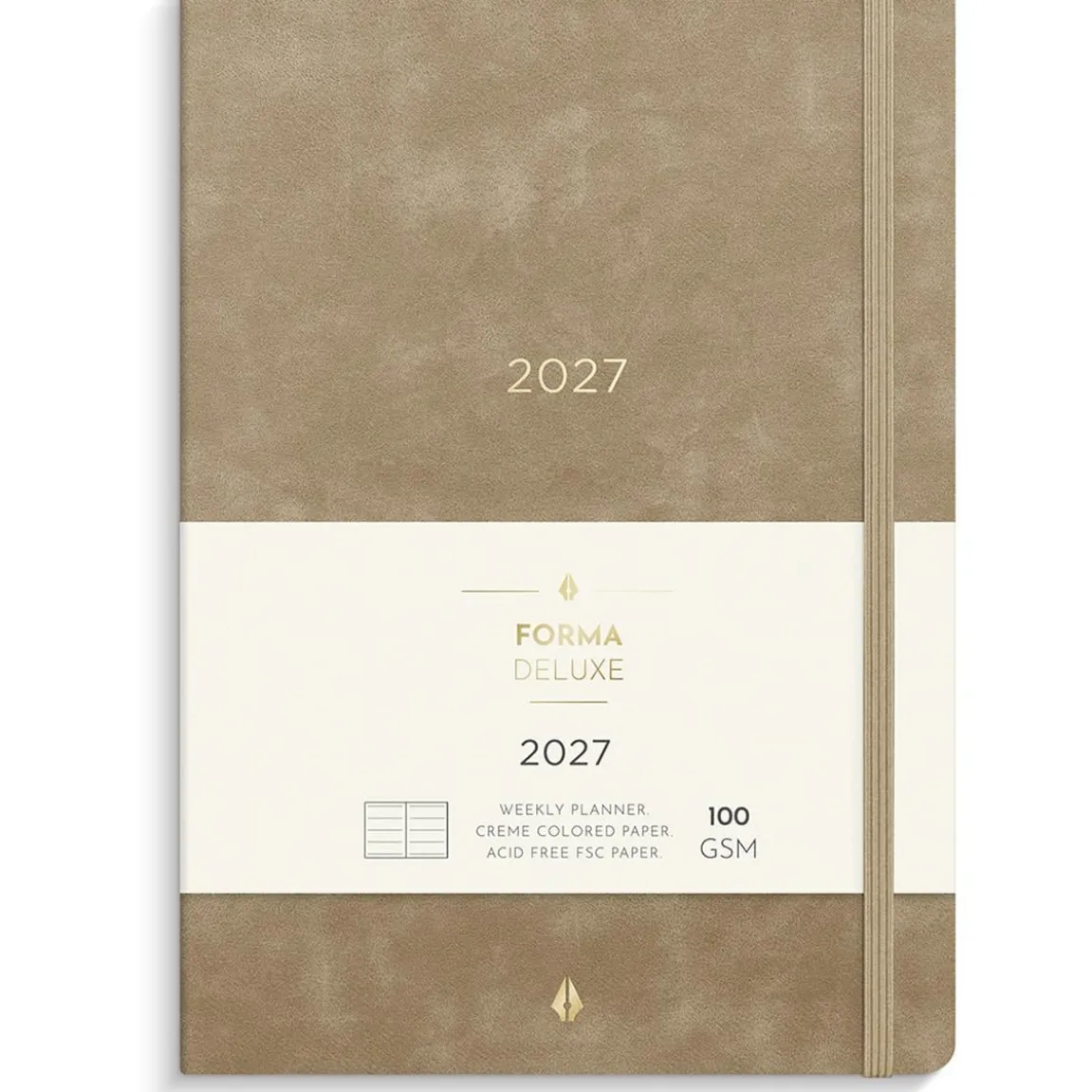 Almanacka Burde 5967 Senator Forma Deluxe Mocka 2027 Brun