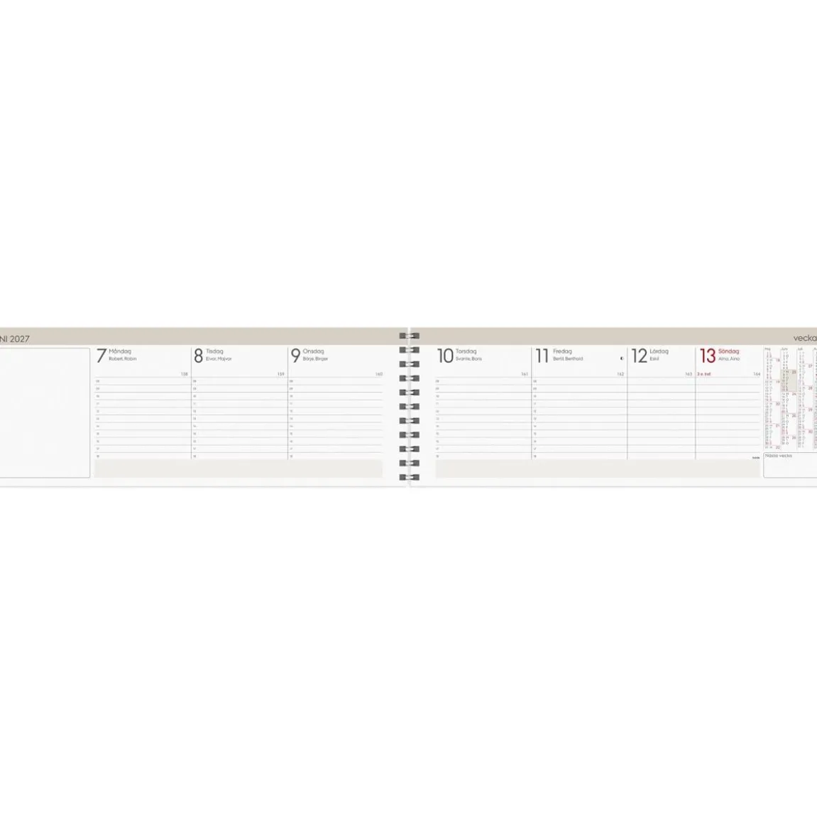 Almanacka Burde 1359 Stor Plankalender Trend 2027