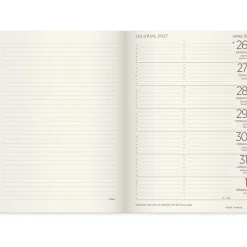Almanacka Burde 5960 Stor Vecko Forma Deluxe 2027 Brun A5