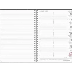 Almanacka Burde 5108 Stor Veckokalender ECO Line 2027 Svart