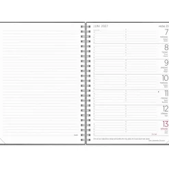 Almanacka Burde 5505 Stor Vecko Twist 2027 Svart