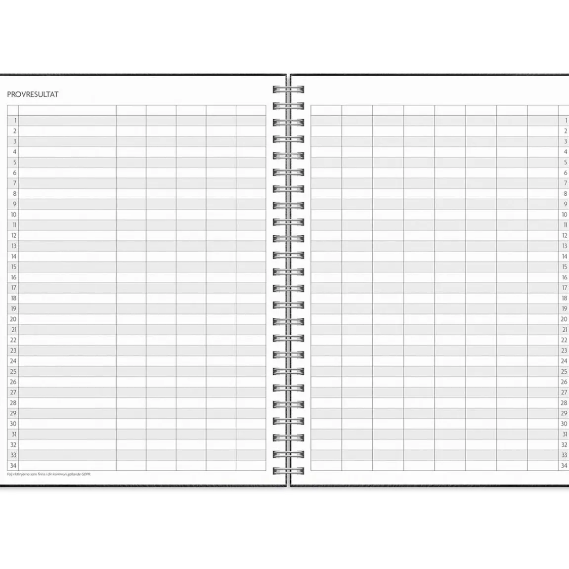 Almanacka Burde 8222 Study Twist 26-27 Svart A5