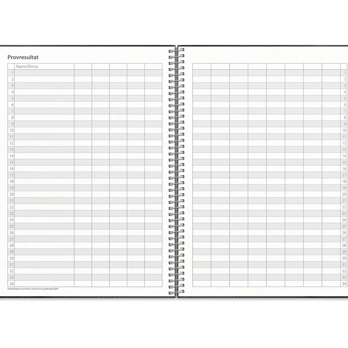 Almanacka Burde 8222 Study Twist 26-27 Svart A5