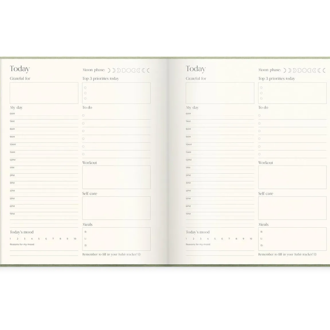 Almanacka Burde 7709 The Wellness Planner