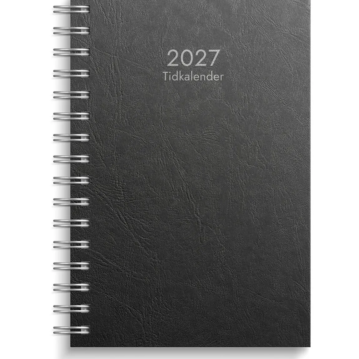 Almanacka Burde 1163 Tidkalender Kartongomslag 2027 Svart