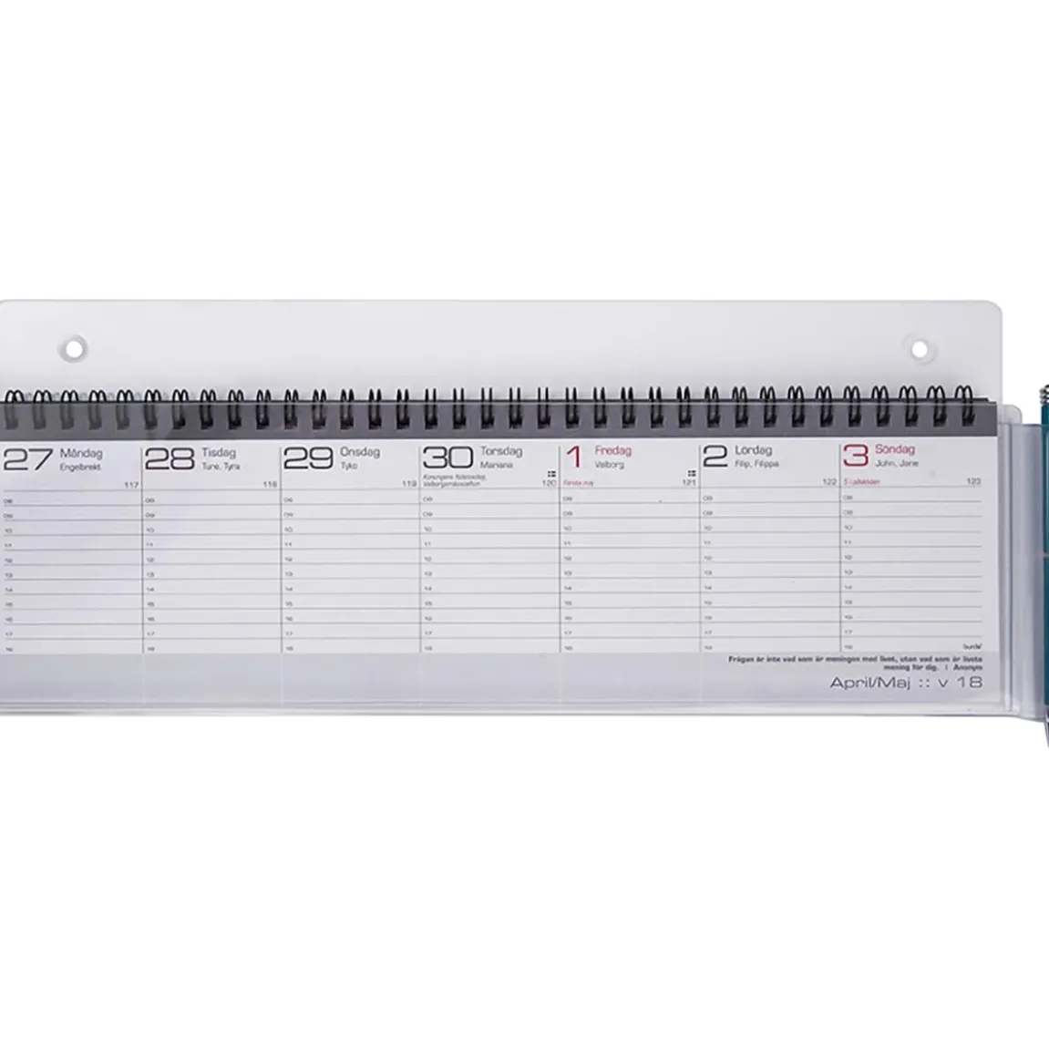 Almanacka Burde 1482 Veckoalmanackan Elegant 2027