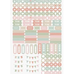 Almanacka Burde 1222 Veckoplanering Doodle 2027