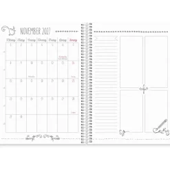 Almanacka Burde 1222 Veckoplanering Doodle 2027