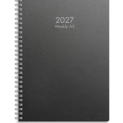 Almanacka Burde 5170 Weekly ECO Line 2027 Svart A5