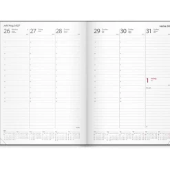 Almanacka Burde 1178 Weekly Konstläder Inbunden 2027 A5