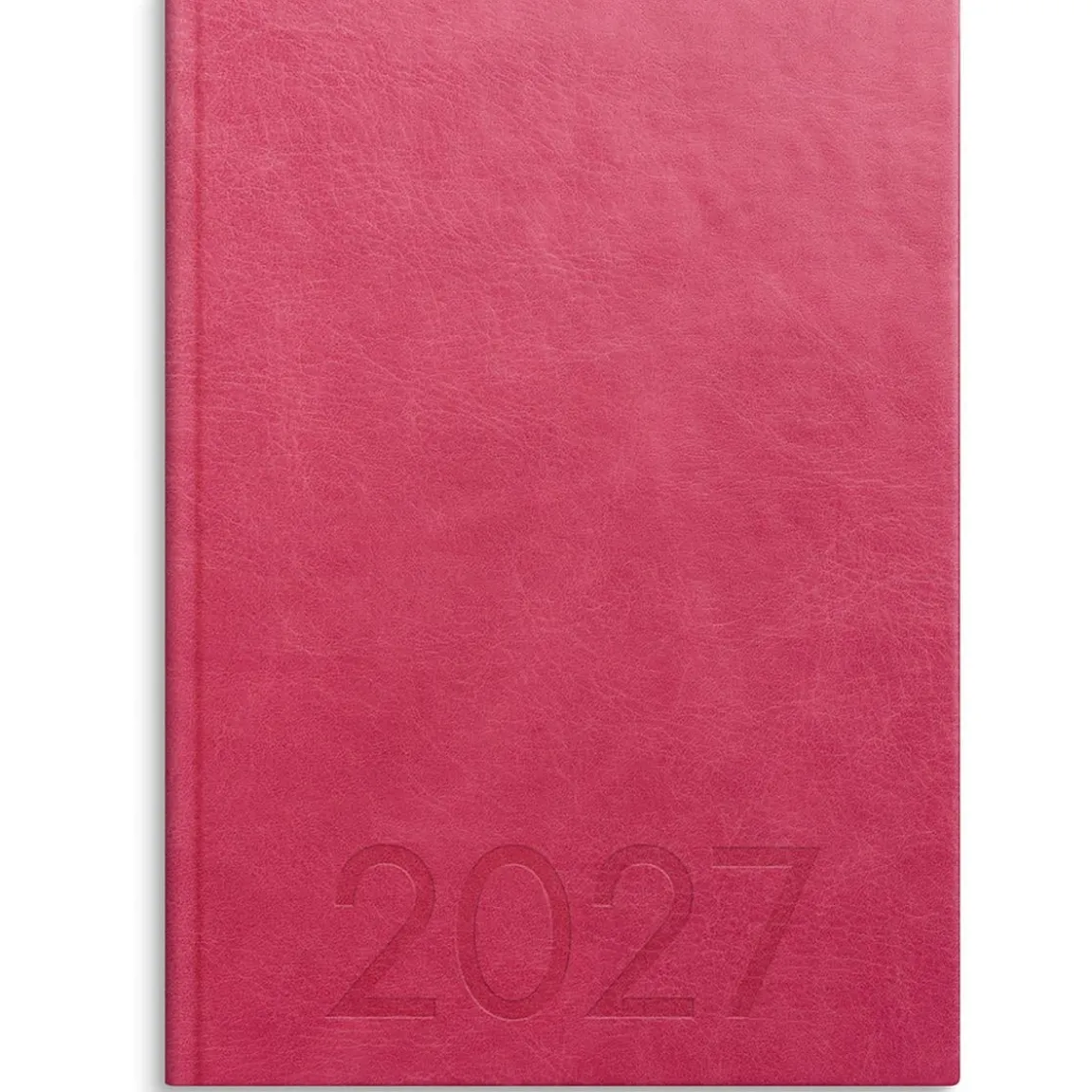 Almanacka Burde 1179 Weekly Konstläder Inbunden 2027 Rosa A5