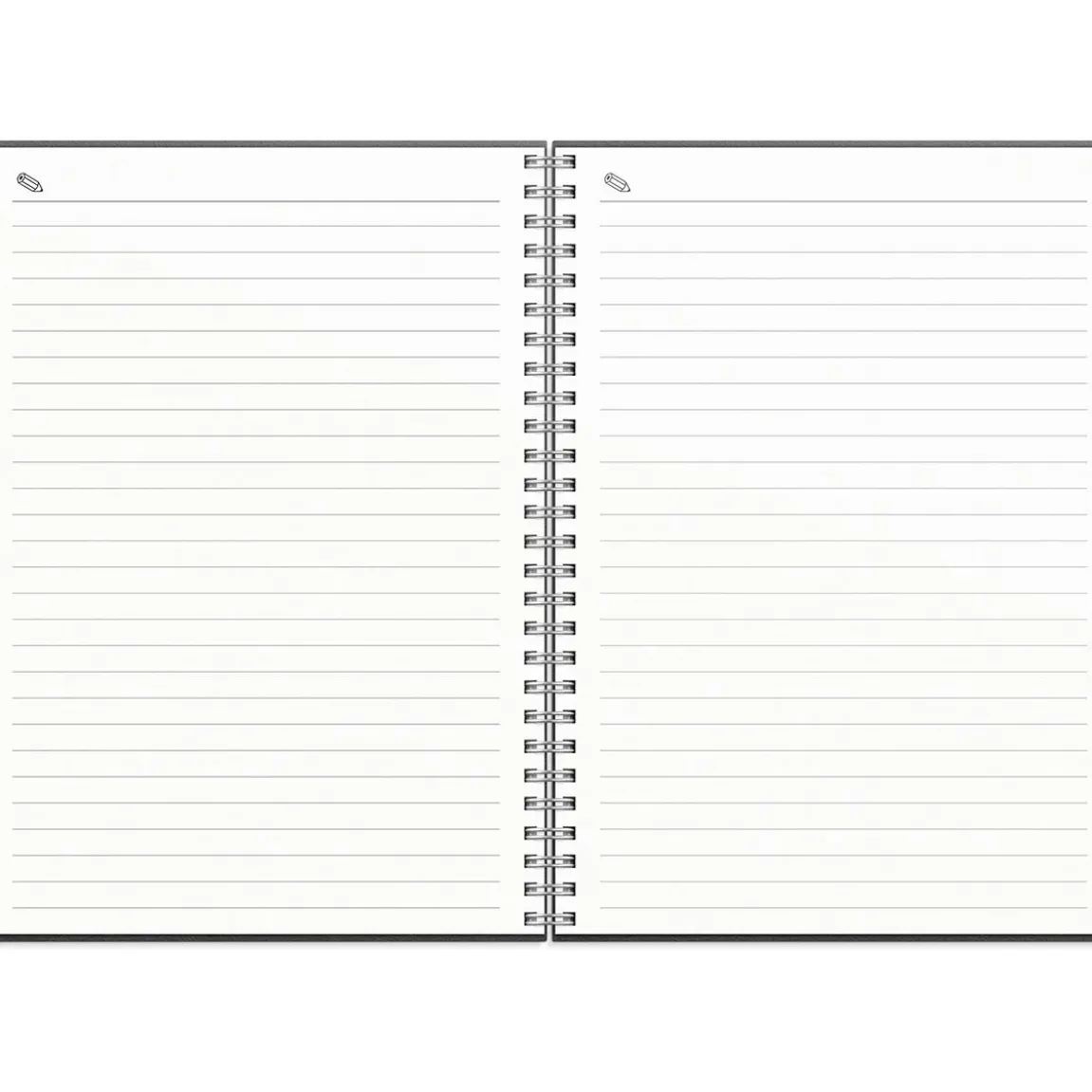 Almanacka Burde 5970 Weekly Skinn 2025 Svart A5