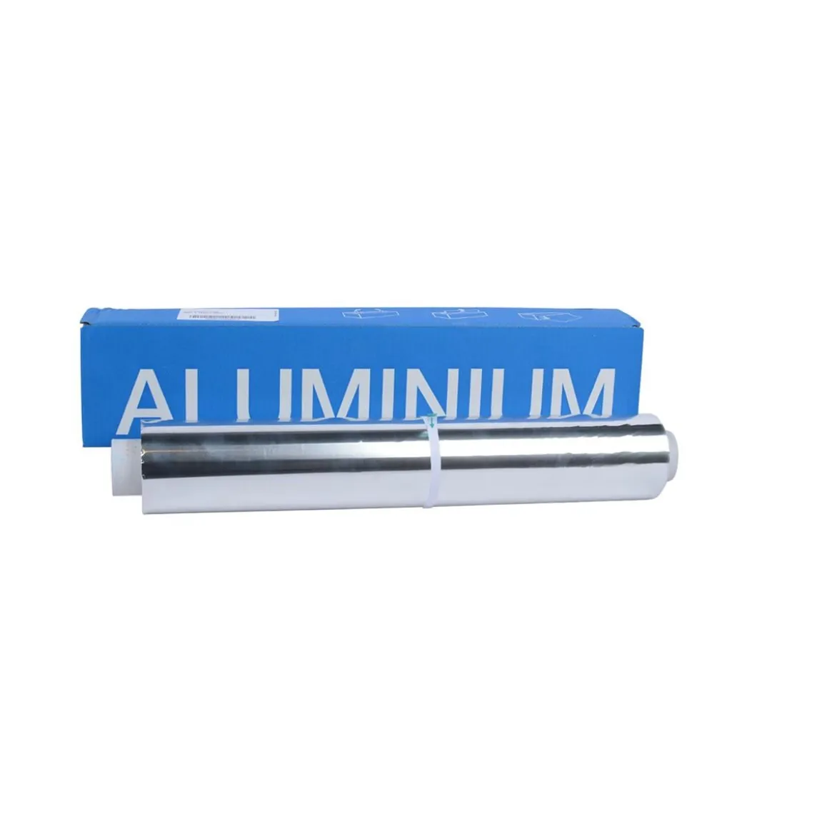 Aluminiumfolie Grillfolie i box 18my 45cm x 150m