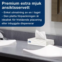Ansiktsservett Tork F1 Premium Facial Extra Mjuk