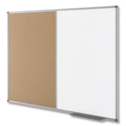 Anslagstavla Kombi vit/kork 90x60cm